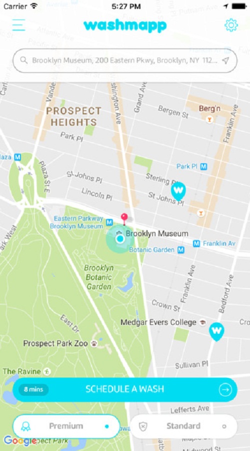 WashMapp screenshot 2